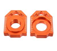 NUOBESTY 1 paio di tendicatena in lega di alluminio: regolatore dell'asse posteriore per moto da cross con design di manutenzione rapida - accessorio per la modifica della motocicletta