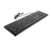 NUOBESTY 1 Pezzo Tastiera USB Ultra Sottile Colori con Retroilluminazione Design Ergonomico per Risposta Veloce e Comfort Ottimale