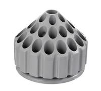 NUOBESTY 1 Pz Scatola Portaoggetti per Punte da Trapano Contenitore Rotante per Punte da Trapano Contenitore per Punte da Trapano Contenitore Rotante per Il Trasporto ABS Grigio