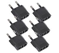 NUOBESTY 1 Set Convertitore Us Eu Adattatorper Compatibile Con Dispositivi Elettrici Design Compatto Per Usa 6 Pezzi