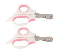NUOBESTY 1 Set Divisore Di Pillole Portatile Divisorio Pillole Compresse Medicinale Droghe Farmaci Tagliapillole Pratico Divisore Di Medicina Forbice Per Pillole 2 Pezzi