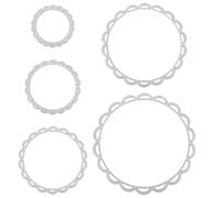 NUOBESTY 1 Set Fustella per Goffratura Fustelle per Scrapbooking Fare Il Negozio di Taglio Taglierine Tagliapasta Stampo per Panettone Taglio Muore Stencil Strumento Artigianale 5 Pz