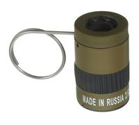 NUOBESTY 1 Set mini telescopio portatile telescopio cannocchiale per cannocchiale monoculare mini dito fornitura campeggio accessorio selvaggio plastica Khaki