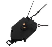 NUOBESTY 1 Set Movimento Dell'orologio da Parete Sveglie da Comodino Kit Sospeso Quadranti per La Realizzazione di Orologi Casa Corredo del Meccanismo Dell'orologio Analogico Plastica Nero