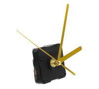 NUOBESTY 1 Set Movimento Dell'orologio Orologio da Parete Digitale Meccanismo Dell'orologio Albero Lungo Silenzioso Tuo Sostituzione Piccolo Arredamento Parti Camera Plastica d'oro