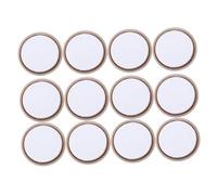 NUOBESTY 1 Set Pad Di Piedi Silenziosi Proteggere Nonkid Scorrevole Protettore Bloccante Cursori Per Mobili Per Pavimenti in Legno Protettori Del Pavimento in Feltro Plastica Beige 12 Pezzi