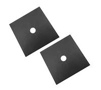 NUOBESTY 1 Set Pad Di Protezione Della Stufa A Gas Protettore Guardia Paraschizzi Per Friggere Copertura Del Fornello A Gas Della Cucina Black 4 Pezzi