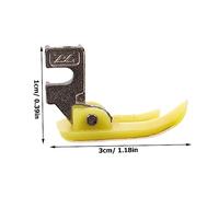 NUOBESTY 1 Set Parti della Macchina da Cucire Macchina da Cucire Fratello Piedi della Macchina da Cucire Macchine da Cucire per Cucire Il Tessuto Righello per Cucire Plastica 2 Pz