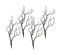 NUOBESTY 1 Set Ramo di Albero Simulato Rami di Alberi in Plastica Ramoscelli per Vasi Rami di Corno Ramoscelli di Vaso Rami per Vaso Ornamento dei Rami degli Alberi PVC Green 4 Pz