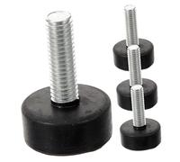 NUOBESTY 1 Set Regolabili Gomma Supporti Antivibranti Per Livellatori Regolabili Per Facili Da Installare E Resistenti Compatibili Con Applicazioni 4 Pezzi