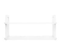 NUOBESTY 1 Set Supporto Per Proiettore Staffa Per Treppiede Di Scarico a Doppio Staffa Di Fissaggio Proiettore Orientabile Tavolozza Di Ritenzione Idrica Plastica Bianca