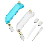 NUOBESTY 1 Set tagliabottiglie di naselli per Occhiali Tazza da caffè Portatile Nappa tagliavetri tagliavetro per vetrate Kit tagliabottiglie Strumento tagliabottiglie in plastica ABS