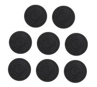 NUOBESTY 1 Set Tappetini Rialzati Antiscivolo Protettore Rondella Piccolo Pastiglie Riduzione Del Rumore Della Lavatrice Piedini Di Appoggio Lavatrice Fibra Di Resina Pp Nero 8 Pezzi