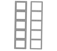 NUOBESTY 1 Set Timbri per Realizzare Cartoline Fustellatura per La Creazione di Carte Morire Fustellatrice Stencil Artigianale Fai da Te Fustelle per Feste Acciaio al Carbonio Silver 2 Pz