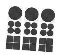 NUOBESTY 1 Set Tovaglietta Protezione Presa Coperture Pavimento Sotto Gambe Slittata Protettore Pastiglie Gamba Da Legno Duro Cuscino Sedia Pad Antiscivolo Black Eva 45 Pezzi
