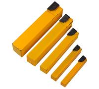 NUOBESTY 1 Utensili Per Tornio in Metallo Kit Di Utensili Per Brasatura Lavorazione Del Legno Girando Macchina Industriale Frese Da Tornio Taglio Acciaio Tungsteno Yellow
