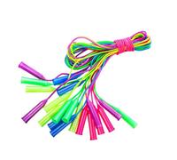 NUOBESTY 10 Confezioni di Corde per Saltare Colorate con Manico in Plastica Regolabile, Set di Corde per Saltare per Bambini, Attrezzi per Il Fitness