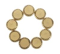 NUOBESTY 10 Pezzi Accessori Fornelli a Gas Accendi Barbecue Piccola Bombola Di a Libera Copertura Rotonda Per Braciere Copertina Di Stufa Ferro Da Stiro Argento