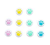 NUOBESTY 10 Pezzi Coperchi Protettivi per Joystick Silicone Colorati per Switch Design Antiscivolo per Migliorare Esperienza