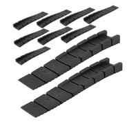 NUOBESTY 10 Pezzi Distanziale Di Regolazione Livellatori Per Mobili Per Pavimenti Irregolari Casa Stabilizzatore Spessore Della Toilette Bilancia Scrivania Chiaro Pavimento Addominali Black