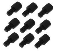 NUOBESTY 10 pezzi Kit Adattatori con Filettata per Scopino Wc Connettore Resistente e Sicuro per Spazzola Bagno Facile da Installare e Smontare Durevole e Stabile