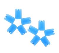 NUOBESTY 10 Pezzi Pacco Congelatore Riutilizzabile Sottile Blu, per Pranzo | PE, Design Sottile, per Trasporto Refrigerato e Viaggi su Strada, Fresco per Cibi Deperibili
