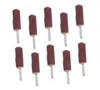 NUOBESTY 10 pezzi Ruote Lamellari con Codolo Accessori per Levigatura e Lucidatura Dischi Abrasivi in Carta Vetrata Resistente per Utensili Rotanti per Artigianato e Lavori di Precisione