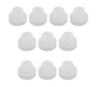 NUOBESTY 10 Pezzi Ventosa Pneumatica Bianco per Robot 1 Pollice in Silicone | Struttura a Due Strati, Integrazione Rapida, Presa Precisa, Manutenzione Veloce per Assemblaggio e Automazione