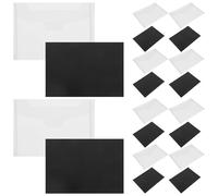 NUOBESTY 10 Set di Sacchetti portaoggetti magnetici per timbri e Fustelle con Fogli magnetici in Gomma per lavori Artigianali, Foto Fai da Te, creazione di Biglietti e Scrapbooking.