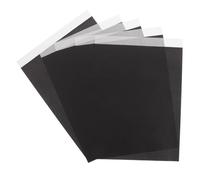 NUOBESTY 100 Fogli di Carta Carbone per Il Trasferimento di Disegni Nera Antiaderente Pulita per Progetti E Uso in Ufficio