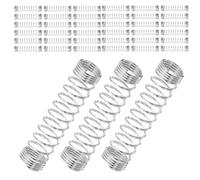 NUOBESTY 100 Molle di Compressione in Acciaio Inox per Penna a Sfera Molle di Pressione Piccole per Sostituzione Penna a Molla Ricambi Meccanici per Penne da Ufficio e Scuola