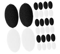NUOBESTY 100 Pezzi Copri Auricolari in Morbidi e Confortevoli Ricambio per Auricolari In Ear Cuffie In Ear Compatibili per Prolungato