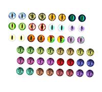 NUOBESTY 100 Pezzi Decorazione dei bulbi oculari bulbo oculare rimbalzante Prodotto Accessori bambolotti Accessori Bambolotto pezze di per Bambole bulbi oculari Giocattolo Bicchiere