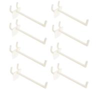 NUOBESTY 100 Pezzi Ganci per Pannelli Forati in ABS Ganci per Utensili Pannello Supporto Stabile per Organizzazione Garage e Cucina Accessori Salvaspazio per Pannello