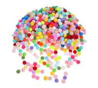 NUOBESTY 1000 pezzi Palline Decorative da Pompon Soffici e Fluffy per Creazioni e Decorazioni Fai da Te Materiale per Bricolage e Versatile