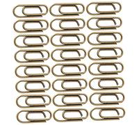 NUOBESTY 100pezzi Fermagli Metallici Per Documenti Mini Clip Carta Ufficio Resistente e Non Deformabile Adatti File Foto e Appunti Pratici e Facili Da Usare