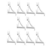 NUOBESTY 10pcs Clip A Scaffali Di Frigorifero Multiuso Ganci Per Mensole Per Congelatore Per Varie Dimensioni Del Frigo