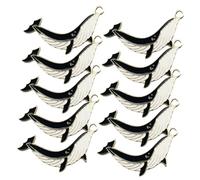 NUOBESTY 10pezzi Ciondoli Cetacei in Lega Resistente Pendenti Creativi Per Gioielli Fai Da Te Accessori Per Portachiavi e Bigiotteria Design Adorabile e Leggero