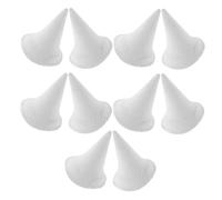 NUOBESTY 10pezzi Coni in Ceramica per Forni Chiodi Rinforzo Strumenti per Cottura Ad Temperatura Design del Cono per Artigianato Resistenza al Calore e Durata Chimica