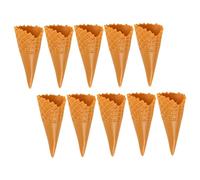 NUOBESTY 10pezzi Cono Gelato Ciondoli Ciondolo Te Per Custodia Telefono Decorazioni Mini Cono Gelato Per Artigianato