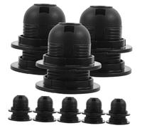 NUOBESTY 10pezzi Portalampada Vite in Plastica Base Vite Rotonda Presa Luce Per Lampadina Da Tavolo Lampadario e Illuminazione a Piantana