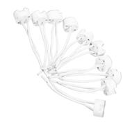 NUOBESTY 10pezzi Presa Per in Connettore Convertitore Base Portalampada Adattatore Portalampada Per Apparecchi Illuminazione Domestica e Commerciale