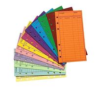 NUOBESTY 12 Pezzi Buste Colorate per Budget con Fogli Controllo Spese Organizer per Finanziaria Adatto per Casa e Ufficio