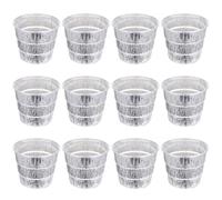 NUOBESTY 12 Pezzi Liner per BBQ in Alluminio Galvanizzato Interno Secchio Grasso per Graticola Pellet USA e Getta Leggero e Durevole per Barbecue Gas e Pellet