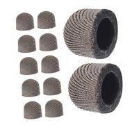 NUOBESTY 12 Pezzi Punta Del Condensatore Punte Della Molla Dello Stilo Suggerimenti Per La Coda Della Piscina Punta Di Ricambio Per Penna Touch Punte in Gomma Dello Stilo Panno Conduttivo