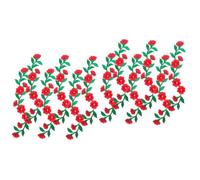 NUOBESTY 12 Pz Toppa ricamata con peonia cucire toppe di fiori applicazione di fiori di pizzo decorazioni per scarpe gioielli per scarpe toppe ricamate applicazioni floreali poliestere