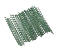 NUOBESTY 120 Pezzi Bastoncini Verdi per Composizioni Floreali in Plastica e Metallo, per Avvolgere Steli e Modellare Facilmente Decorazioni Artigianali e Ghirlande Festivali
