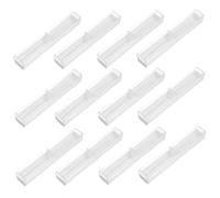 NUOBESTY 12pezzi Scatola Porta Penne Traslucida Scatole per Penna Regalo Espositore per Penne Singole Contenitori in Astucci per Funzionali