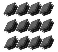 NUOBESTY 12pezzi Tappi Terminali in Plastica Protezioni Per Gambe Sedie Inserti Per Tubi Accessori Per Mobili Senza Attrezzi