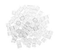 NUOBESTY 150 Pezzi Ghiaccio Finto Acrilico 15mm, Decorazione Realistica per | Riutilizzabile e Facile da Pulire, Effetto Ghiaccio Tritato Realistico, per Vetrine e Bar